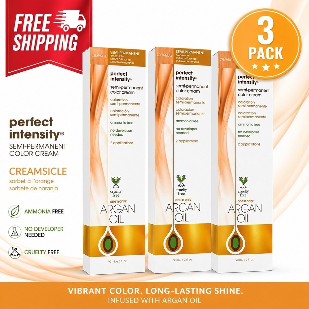One 'n Only Perfect Intensity Semi-Permanent Hair Color Creamsicle 3 Pack 3oz